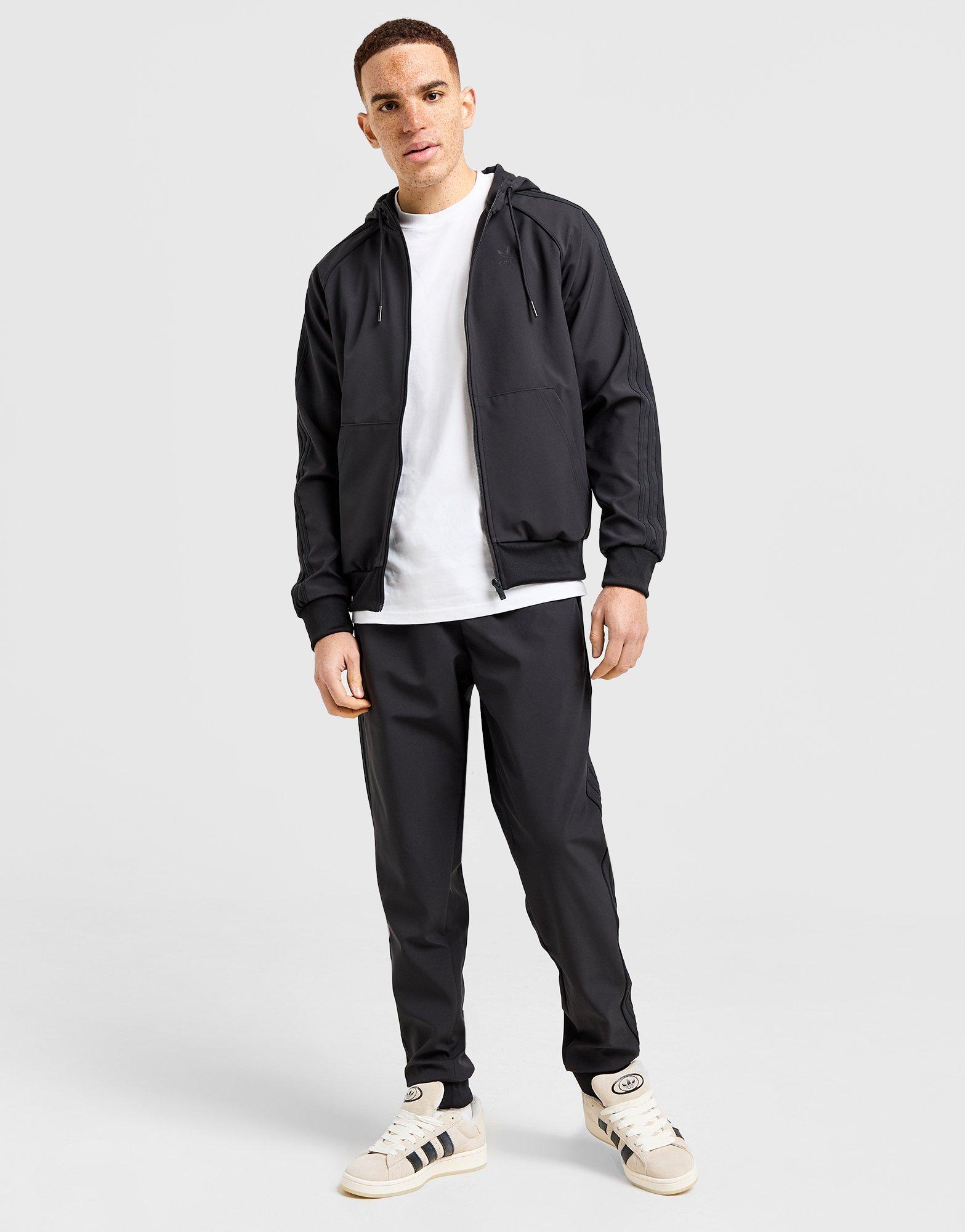 Férfi pulóverek ADIDAS PULÓVER KAPUCNIS R SST HD IW1001 Fekete