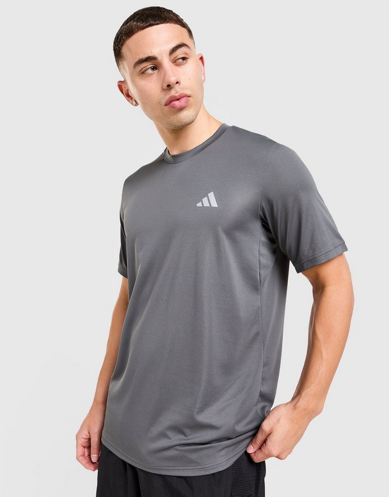 Pánske tričko ADIDAS TRIČKO SML GRAPH H.SILVER JN6805 Šedá