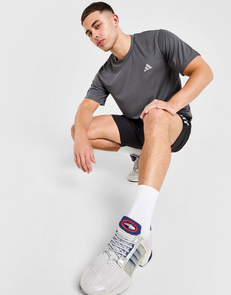 Pánske tričko ADIDAS TRIČKO SML GRAPH H.SILVER JN6805 Šedá