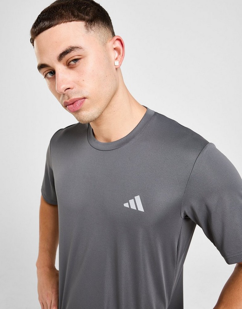 Pánske tričko ADIDAS TRIČKO SML GRAPH H.SILVER JN6805 Šedá