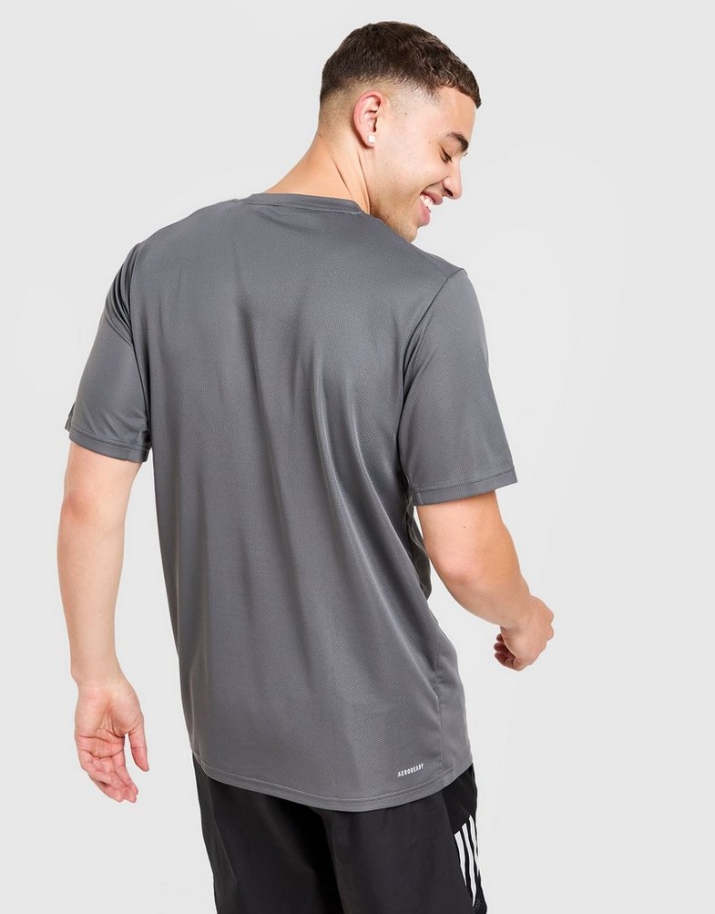 Pánske tričko ADIDAS TRIČKO SML GRAPH H.SILVER JN6805 Šedá