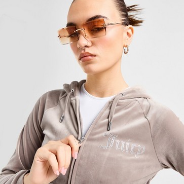 JUICY COUTURE PULÓVER CIPZÁRAS KAPUCNIS DMNT HOOD