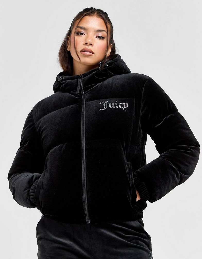 Női kabát JUICY COUTURE KABÁT TÉLI DMNT VLR JKT BLK