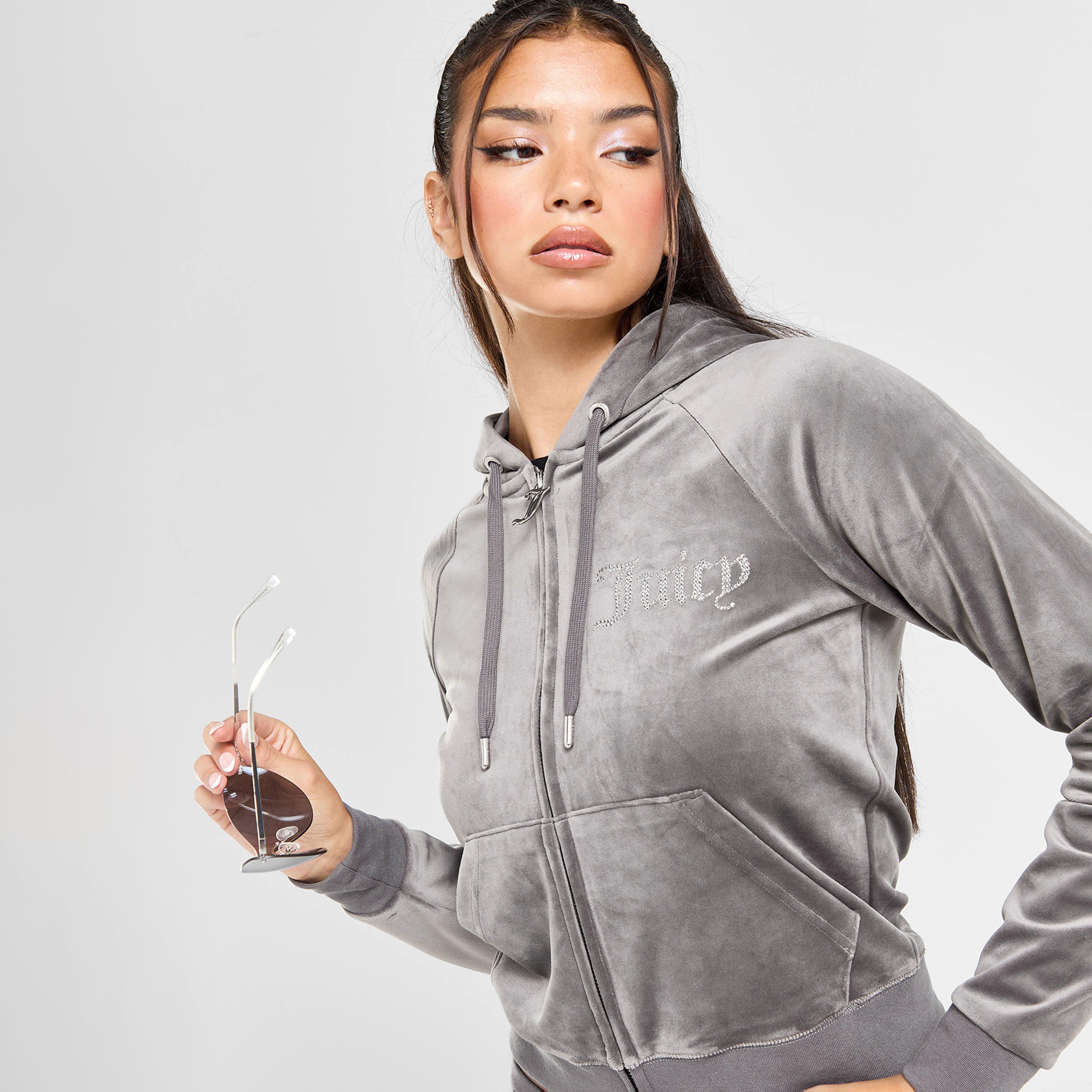 Bluză pentru femei JUICY COUTURE BLUZĂ CU GLUGĂ DMNT HD