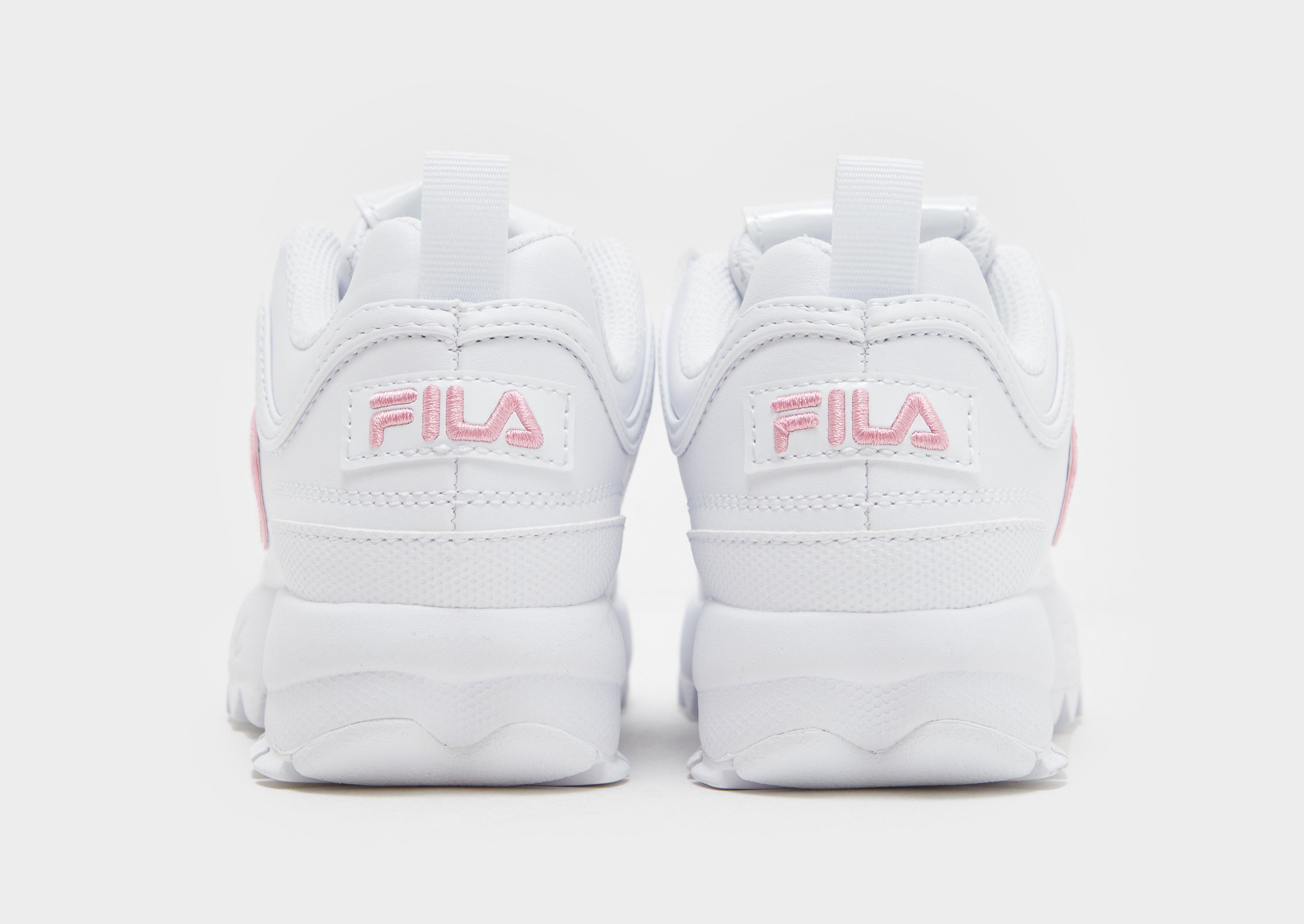 Buty sneakersy dla dzieci FILA DISRUPTOR  3XM02432-154 Biały