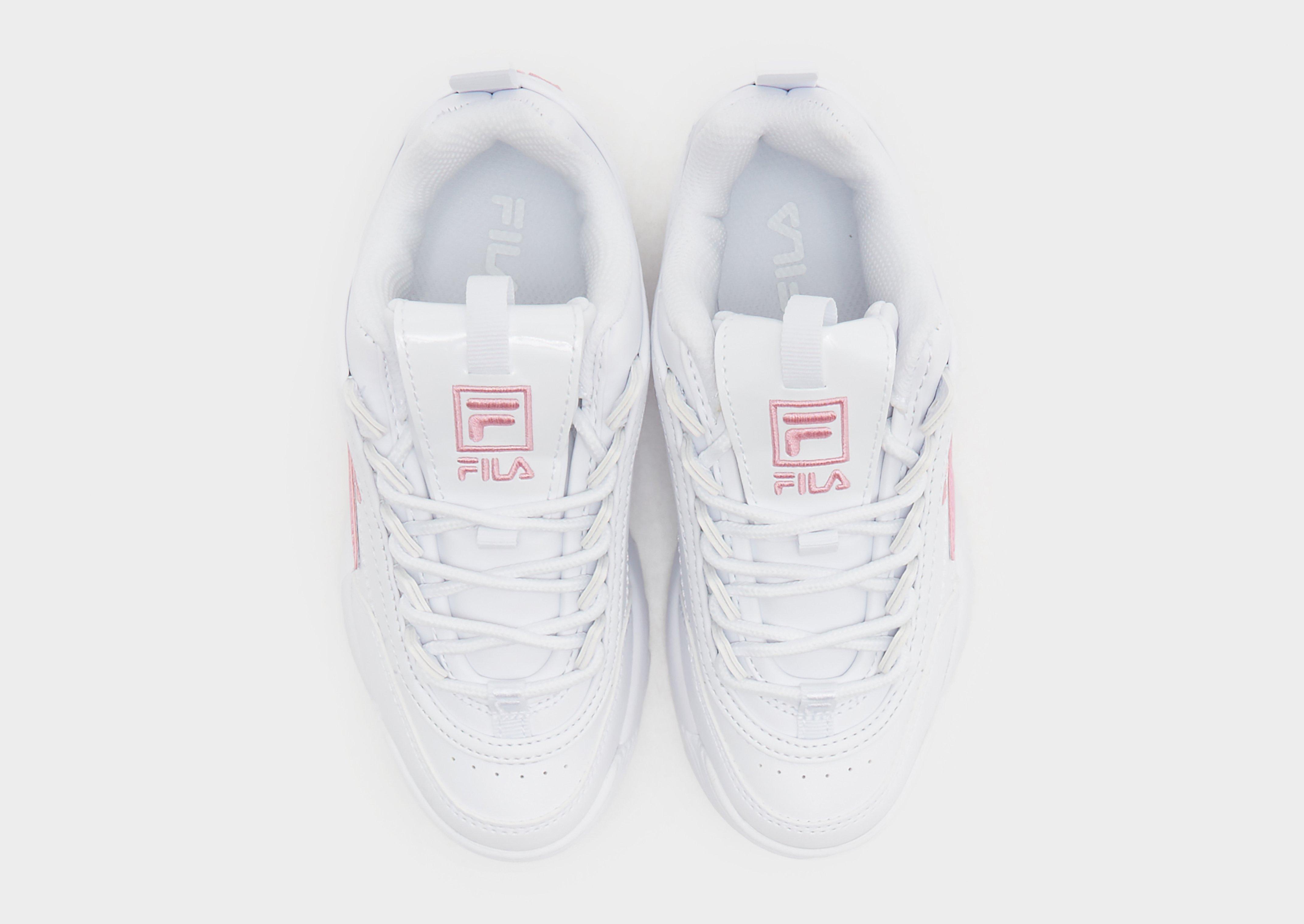 Buty sneakersy dla dzieci FILA DISRUPTOR  3XM02432-154 Biały