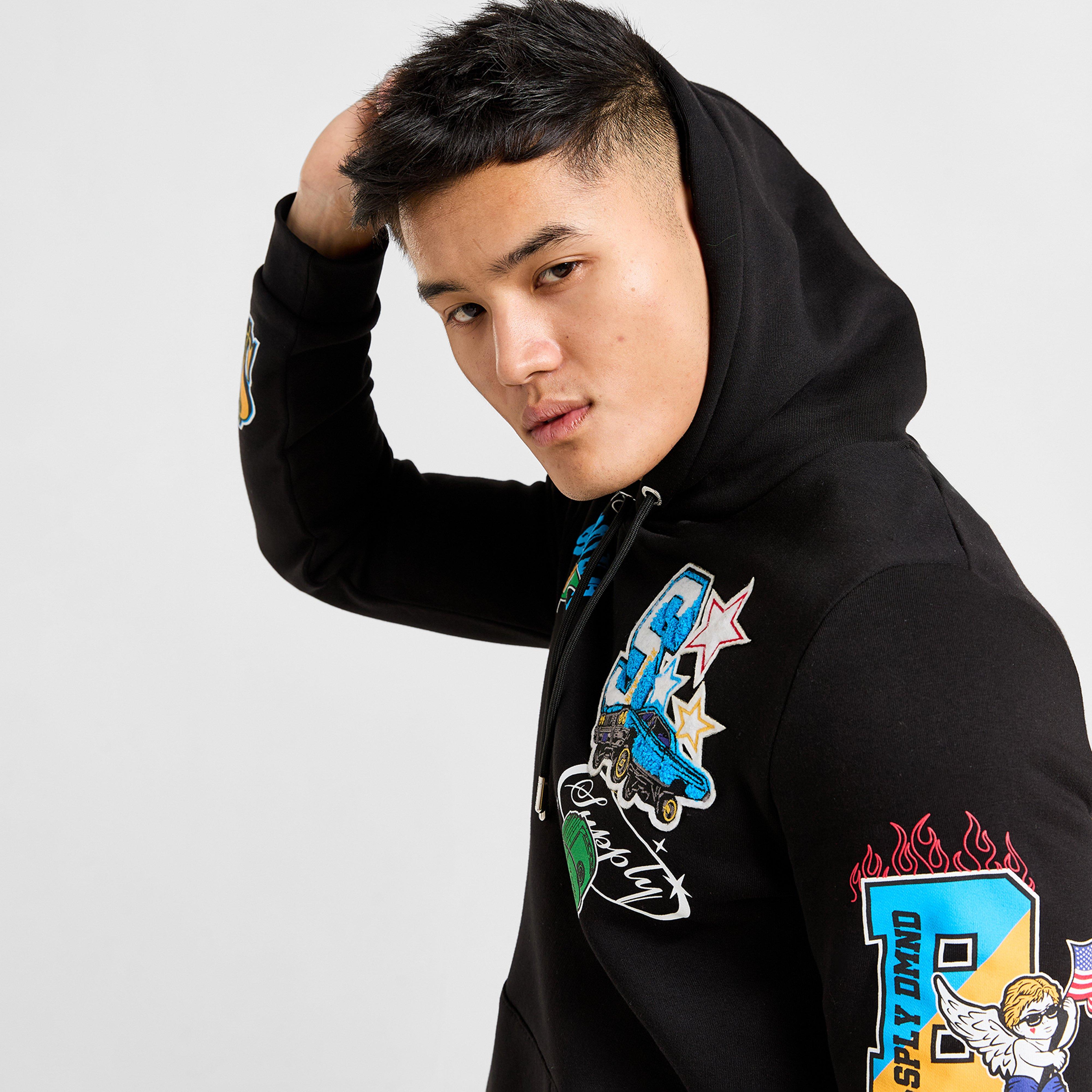 Bluza męska SUPPLY&DEMAND BLUZA Z KAPTUREM MONTANA HD BLK