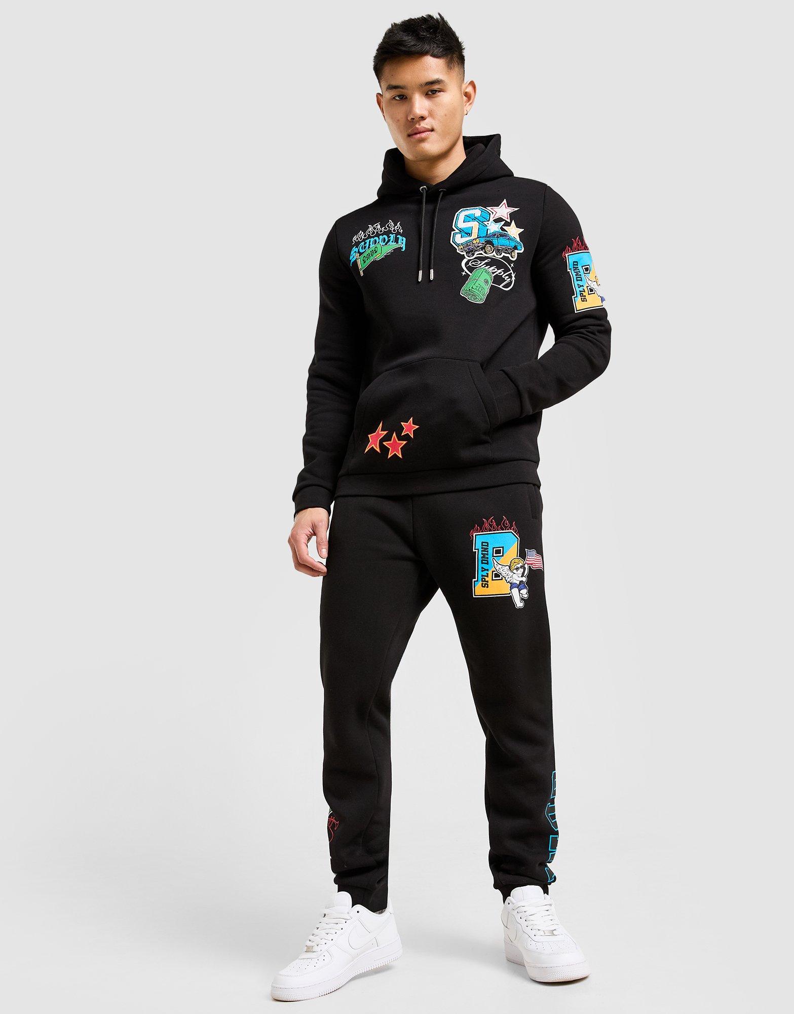 Bluza męska SUPPLY&DEMAND BLUZA Z KAPTUREM MONTANA HD BLK SUPTM17151007 Czarny