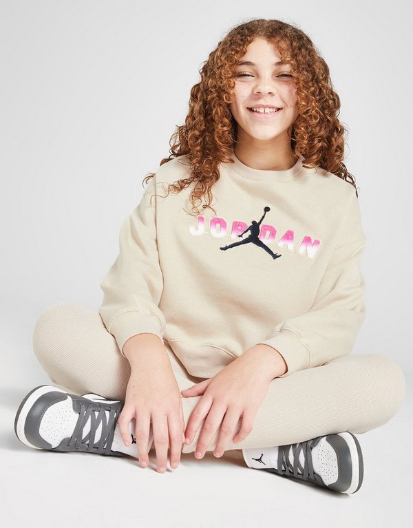 Jordan Bluza (G)Jdan Lgo Crew Lt Brwn G