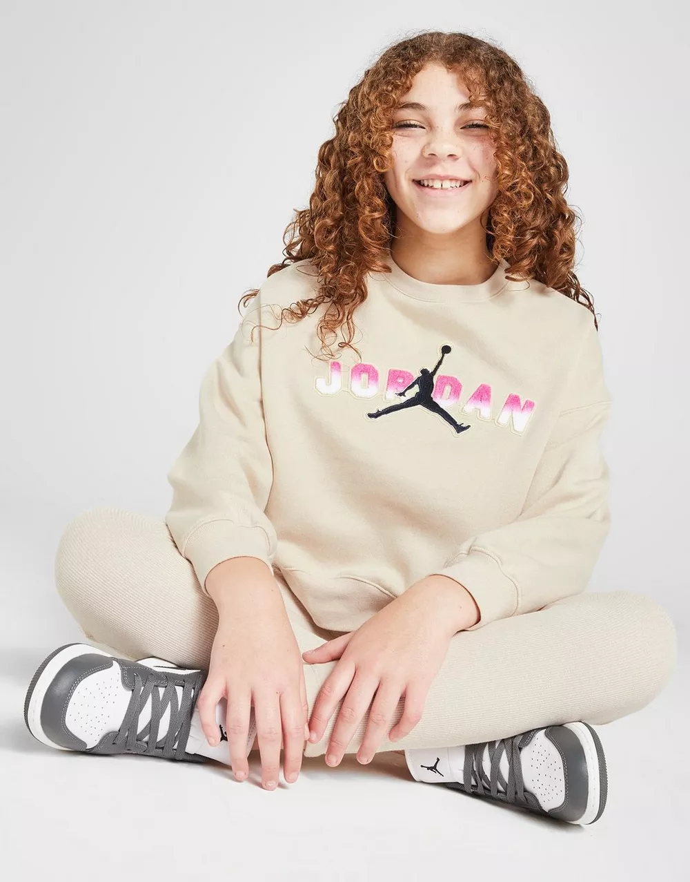 NikeHad JORDAN КОФТА (G)JDAN LGO CREW LT BRWN G, фото 1 з 5