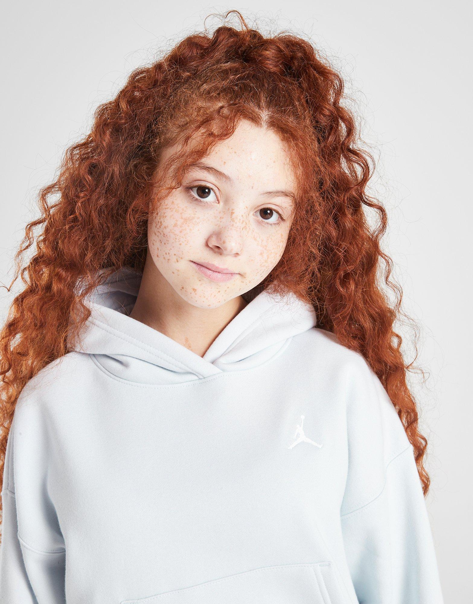 Детски суичър JORDAN СУИТЧЪР С КАЧУЛКА (G)BRKLYN ESS HOOD GRY G 45D292-G7H Син