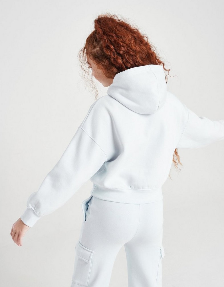 JORDAN BLUZA Z KAPTUREM (G)BRKLYN ESS HOOD GRY G 45D292-G7H Niebieski