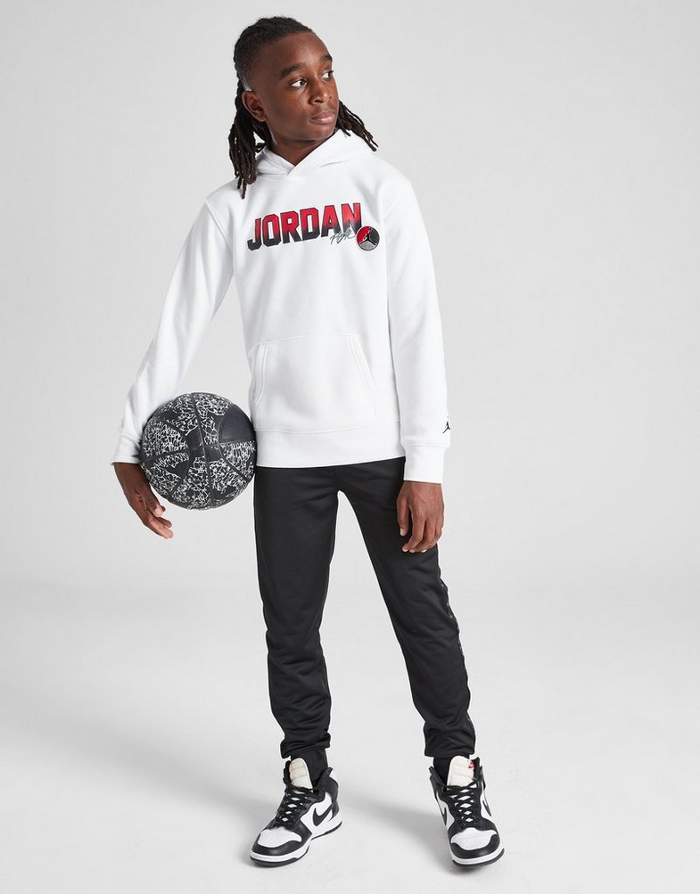 JORDAN BLUZA Z KAPTUREM COLG PATCH OH WHT/RD B 95D435-WR2 Biały