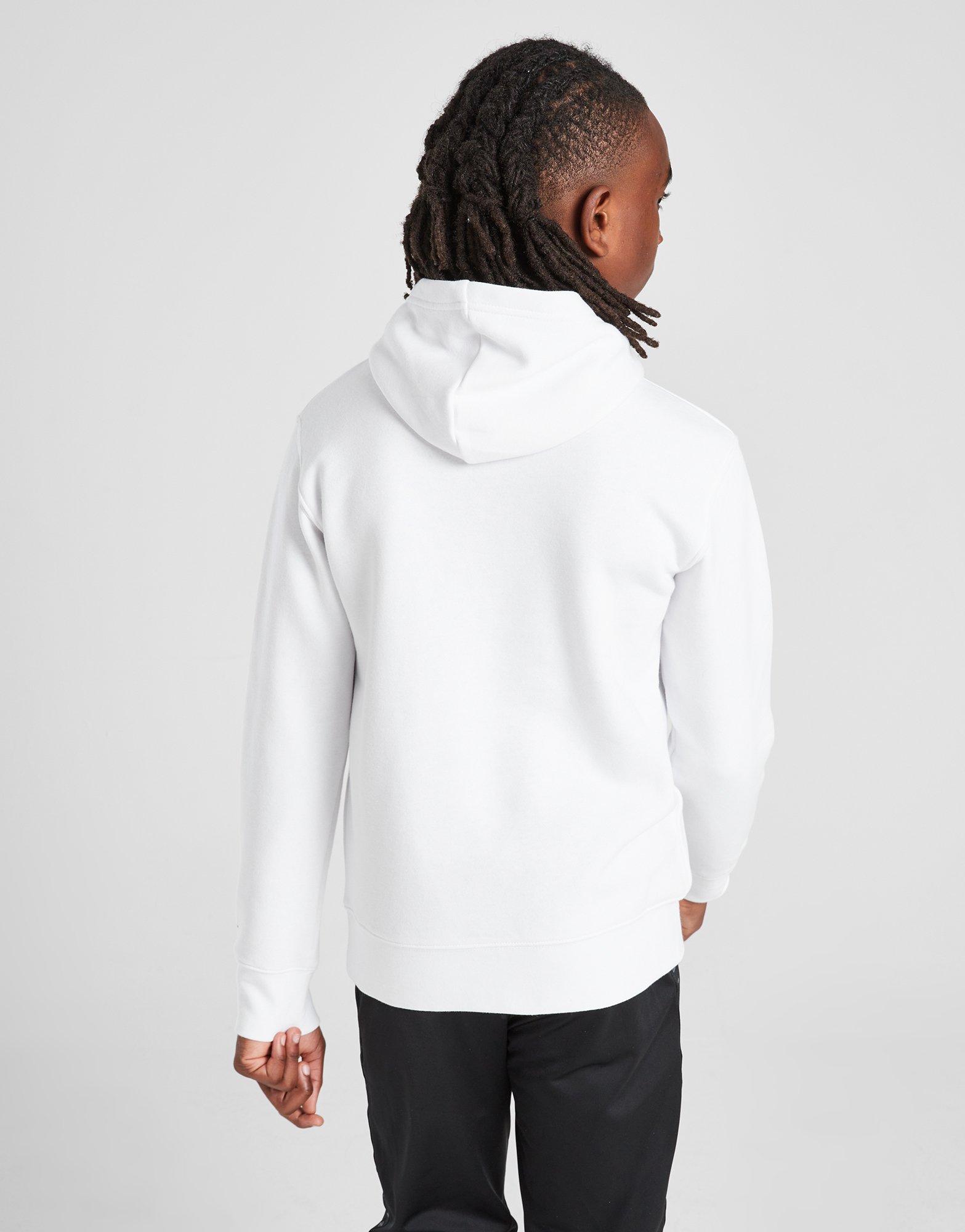 JORDAN BLUZA Z KAPTUREM COLG PATCH OH WHT/RD B 95D435-WR2 Biały