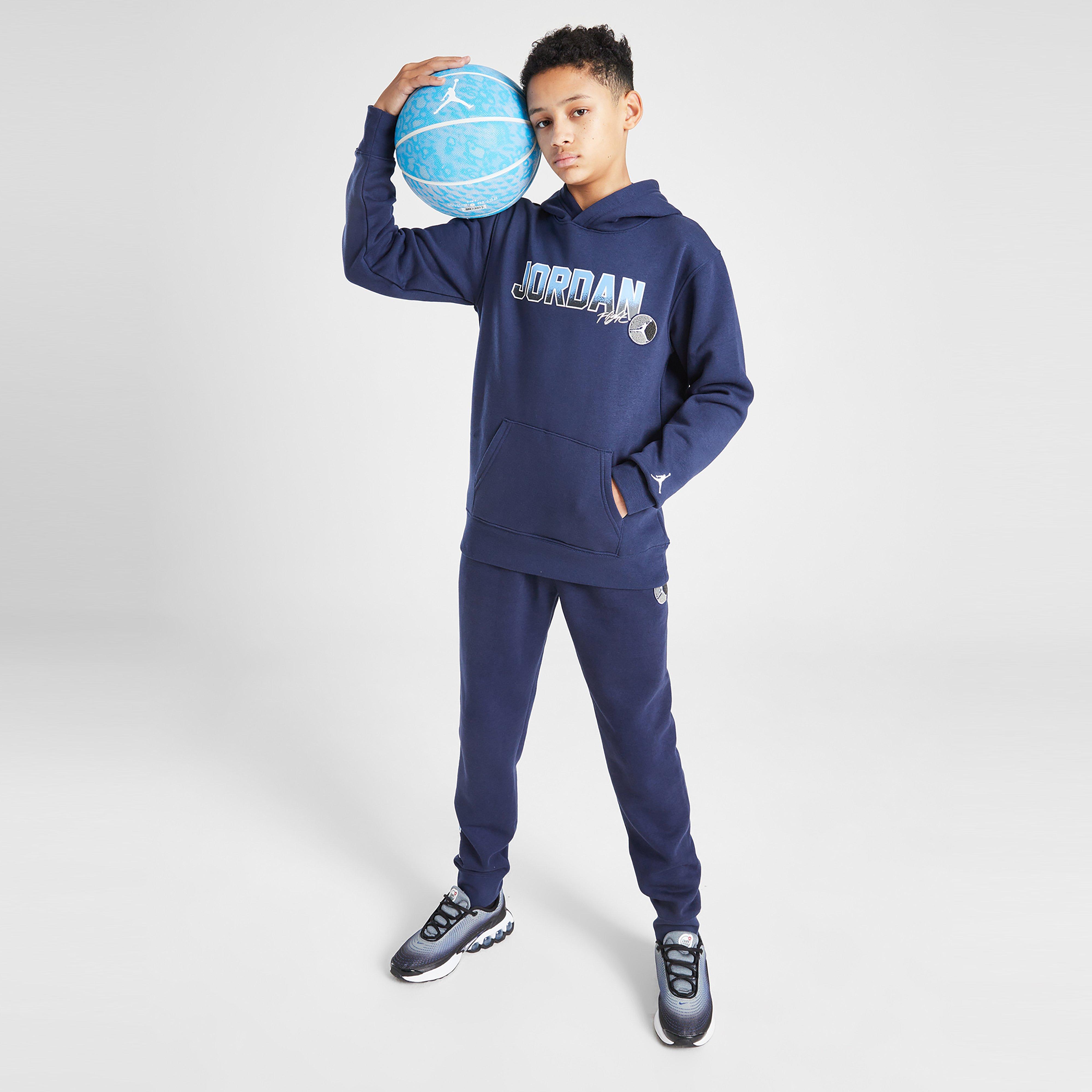 Hanorac pentru copii JORDAN BLUZĂ CU GLUGĂ COLG PATCH OH NVY/BLU B