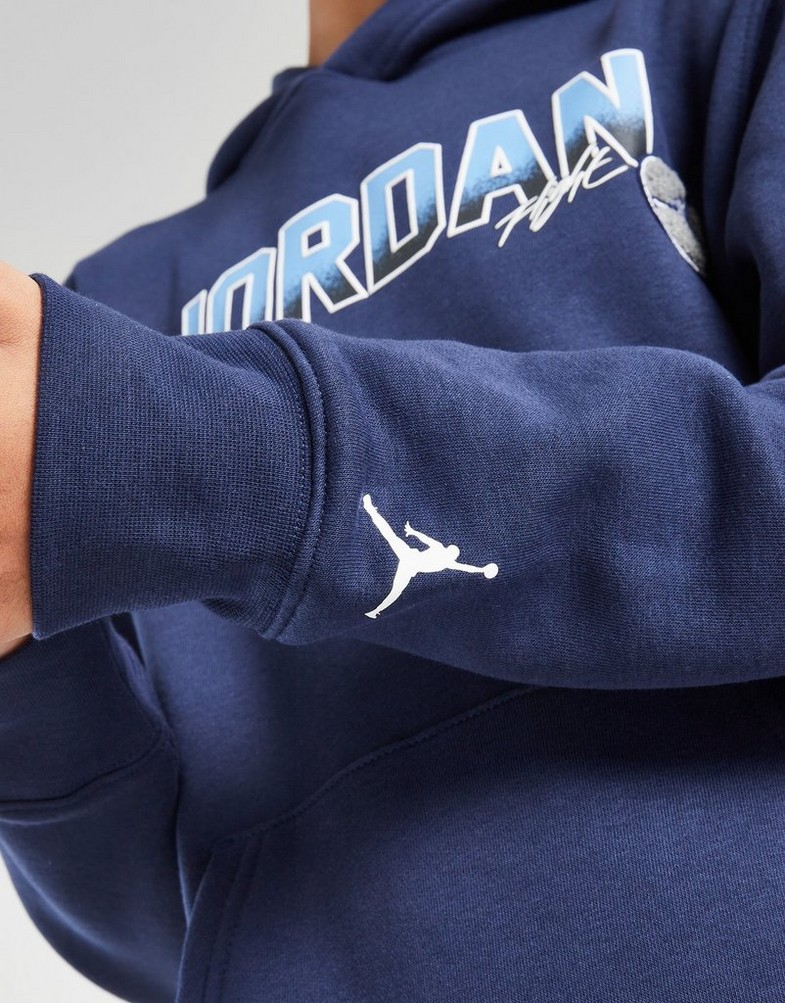 JORDAN BLUZA Z KAPTUREM COLG PATCH OH NVY/BLU B 95D435-U90 Granatowy