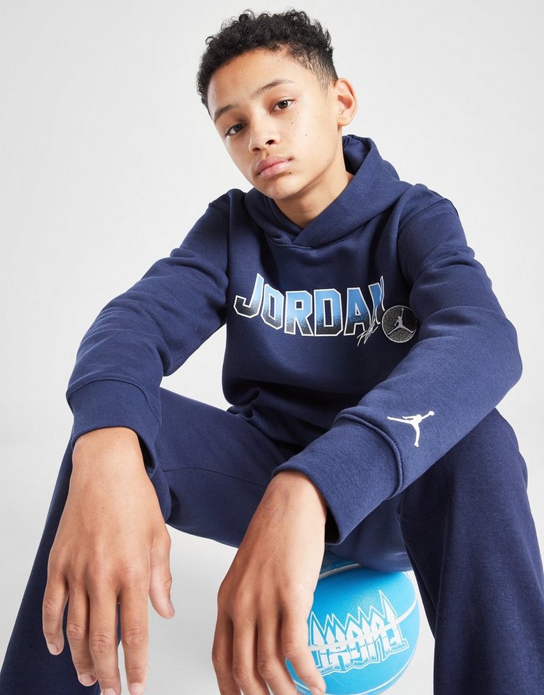 Дитячі штани JORDAN ШТАНИ COLG PATCH JOG NVY/BLU B 95D436-U90 Темно-синій