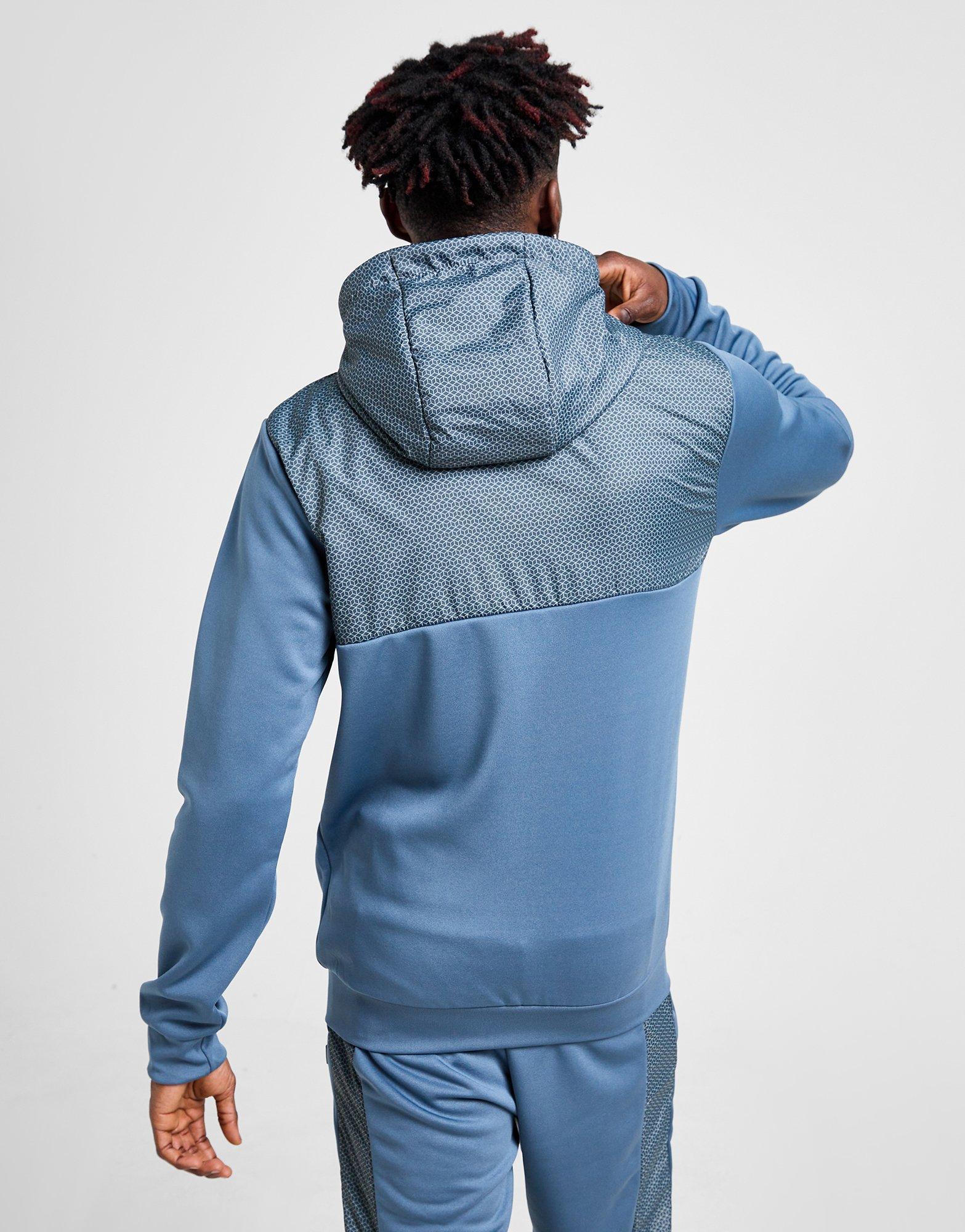 Pánska mikina MCKENZIE MIKINA S KAPUCÍ   CHAOS PLY FLC FZ BLU-BSA MCKTM16410165 Modrá