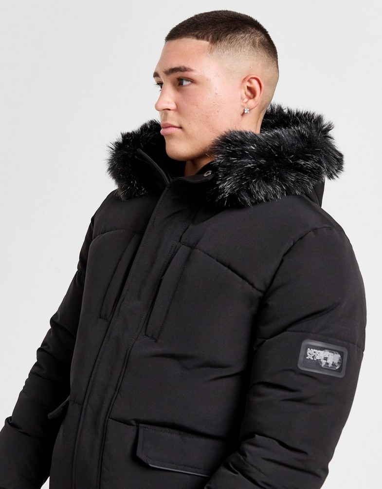 Kurtka męska MCKENZIE KURTKA ZIMOWA EXPOSURE PARKA BLK-BLK