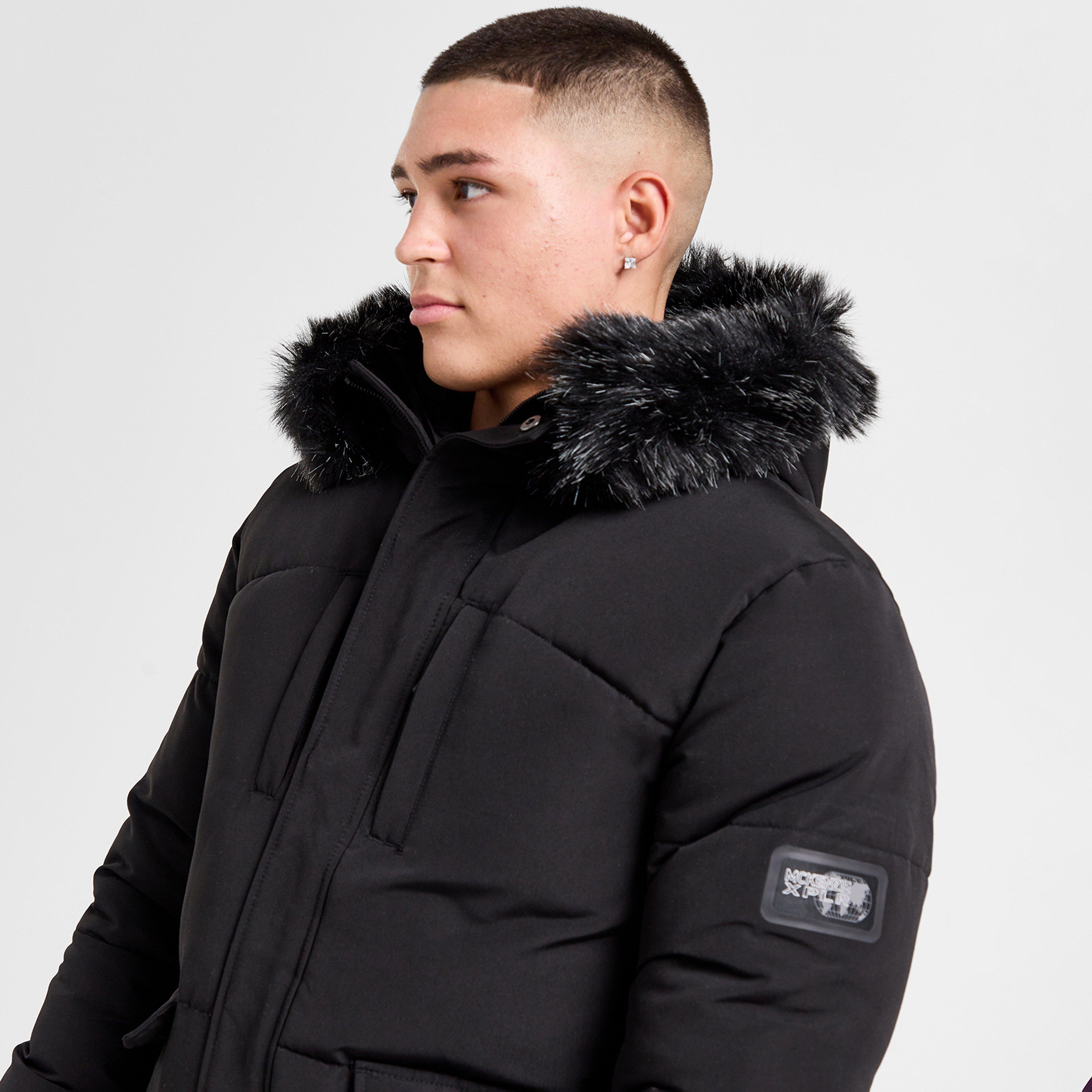 Férfi kabát MCKENZIE KABÁT TÉLI EXPOSURE PARKA BLK-BLK
