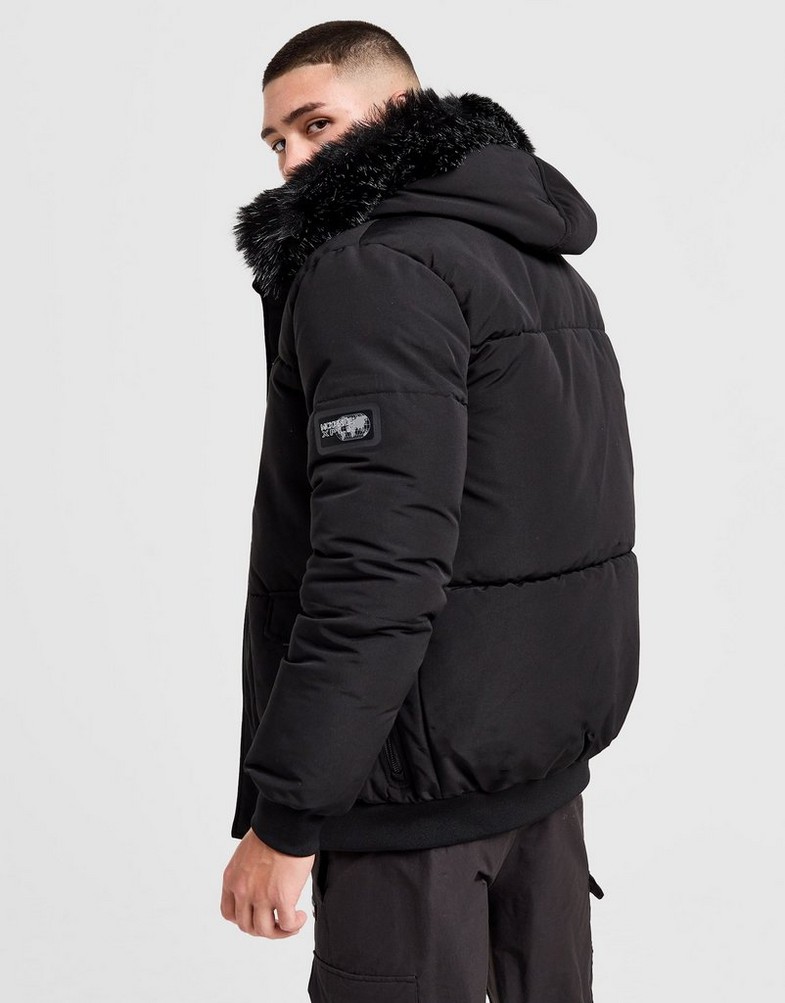 Kurtka męska MCKENZIE KURTKA ZIMOWA EXPOSURE PARKA BLK-BLK