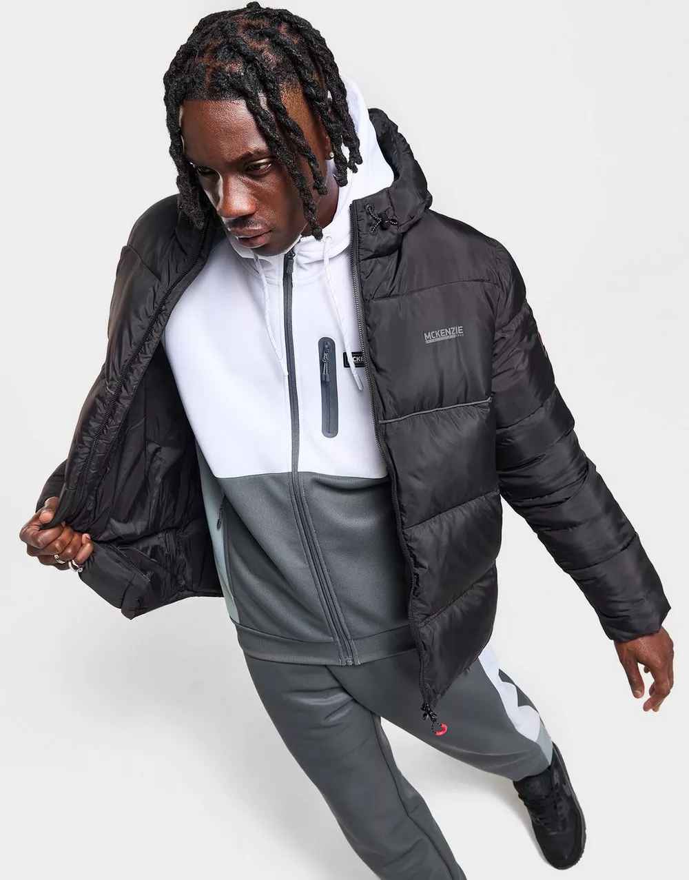 MCKENZIE КУРТКА ЗИМОВА KNOX BUBL JKT BLK-BLK, фото 1 з 7