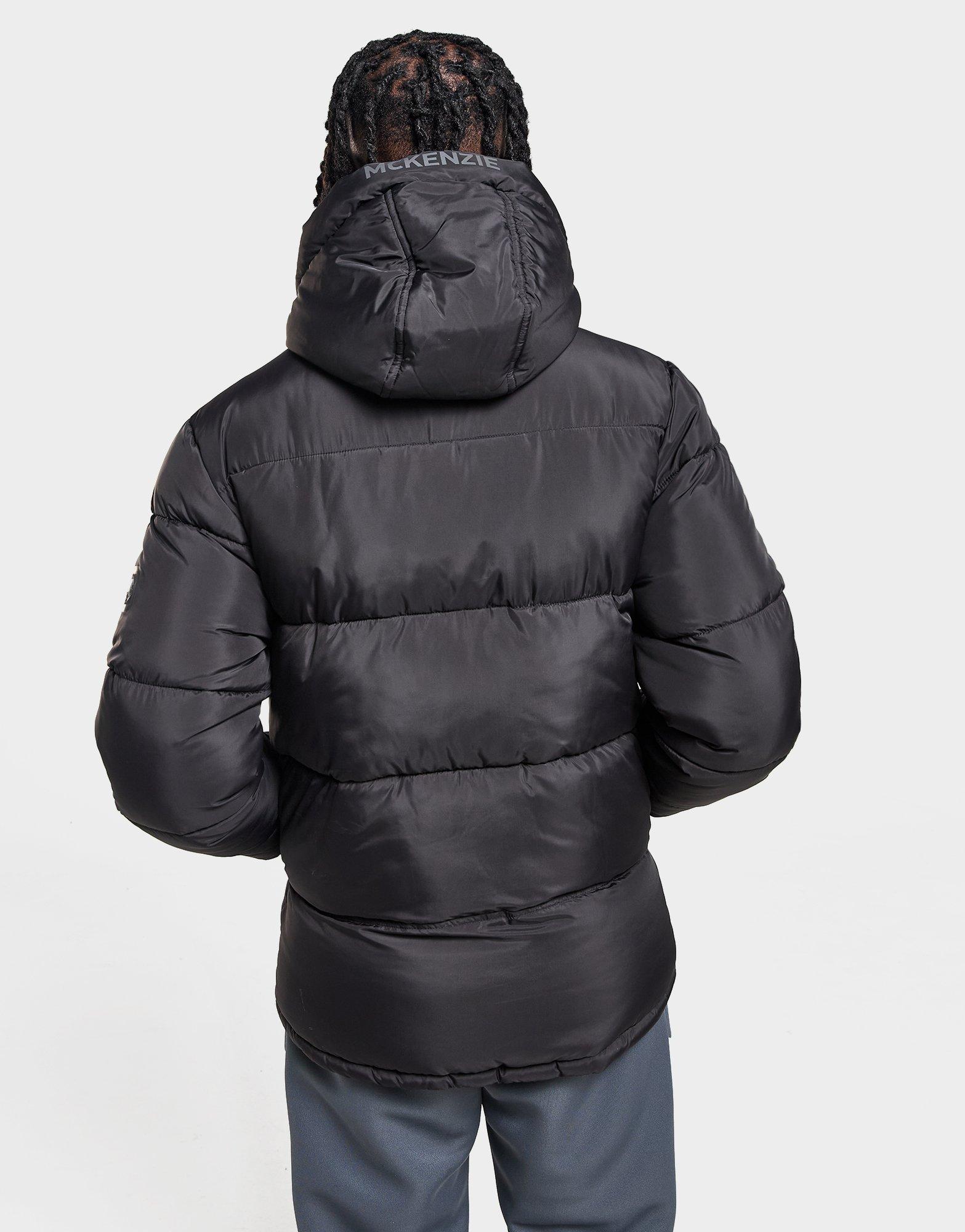 Férfi kabát MCKENZIE KABÁT TÉLI KNOX BUBL JKT BLK-BLK MCKTM16453007 Fekete