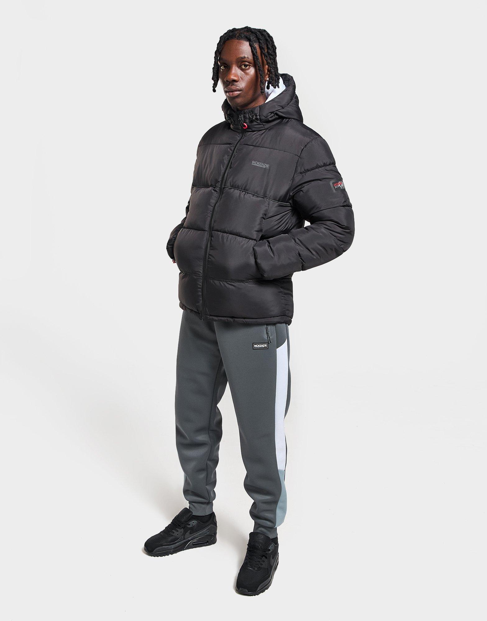 Férfi kabát MCKENZIE KABÁT TÉLI KNOX BUBL JKT BLK-BLK MCKTM16453007 Fekete