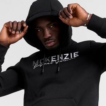 Bluză pentru bărbați MCKENZIE BLUZĂ CU GLUGĂ HARE OH HD BLK-BLK