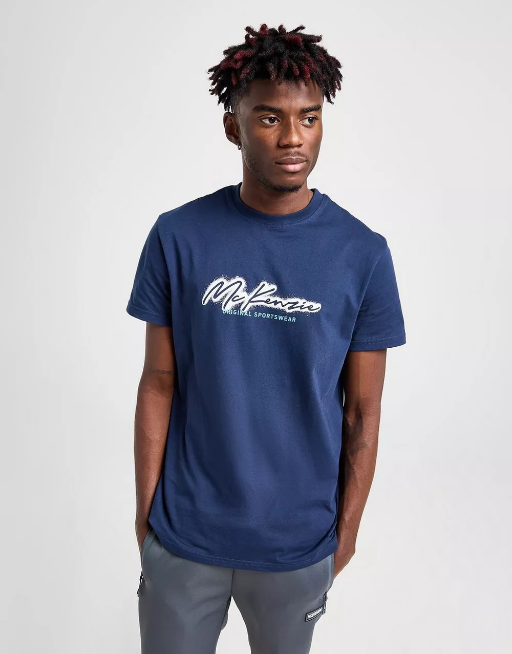 MCKENZIE ФУТБОЛКА HARE TEE NVY-DBL, фото 1 з 4