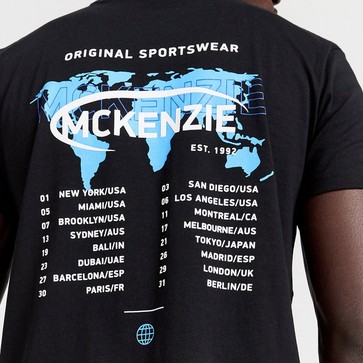 Vyriški marškiniai MCKENZIE MARŠKINĖLIAI TOUR TEE BLK-BLK