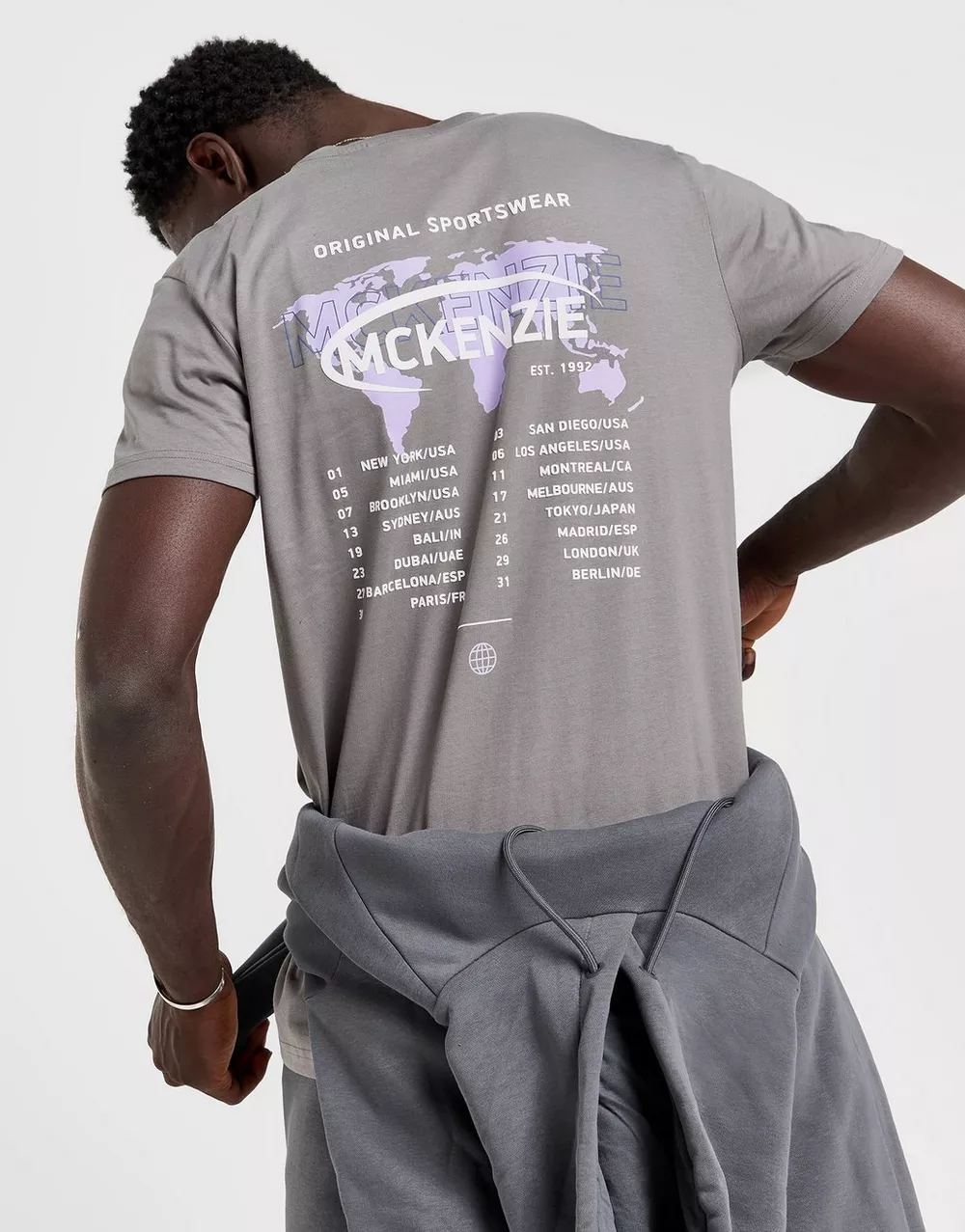 MCKENZIE ФУТБОЛКА TOUR TEE GRY-SGRY, фото 1 з 5