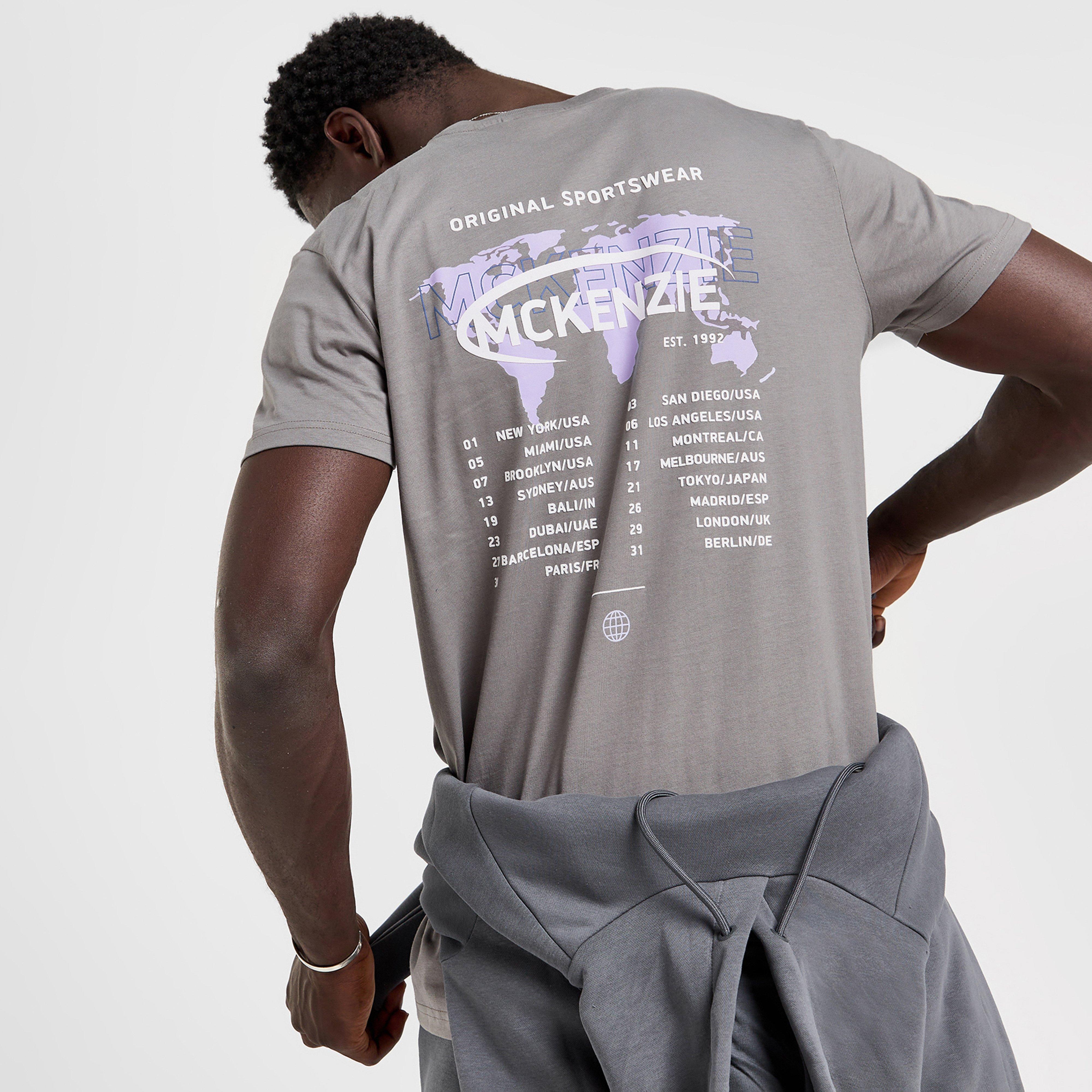 Férfi póló MCKENZIE PÓLÓ TOUR TEE GRY-SGRY