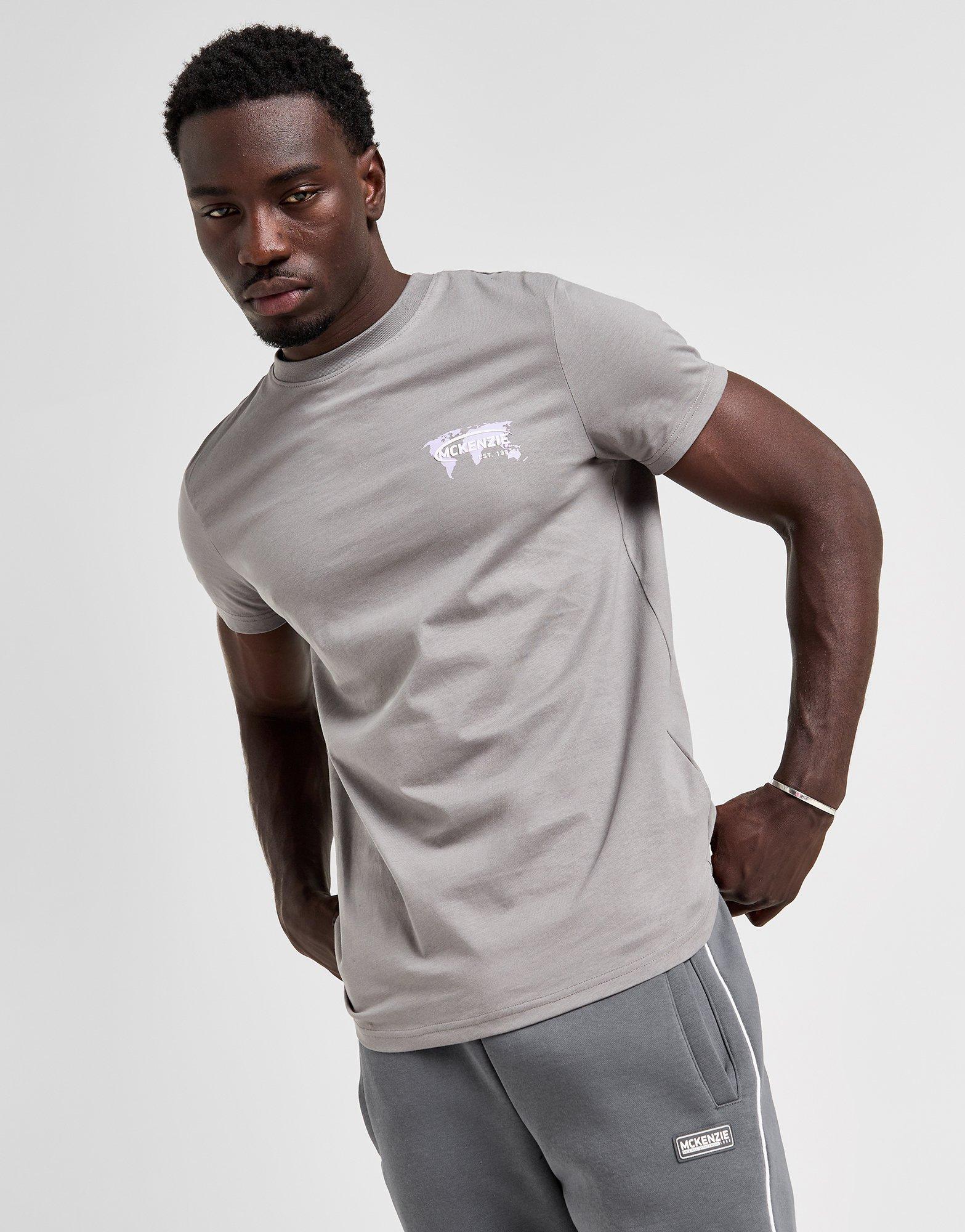 Pánske tričko MCKENZIE TRIČKO TOUR TEE GRY-SGRY MCKTM16442159 Šedá