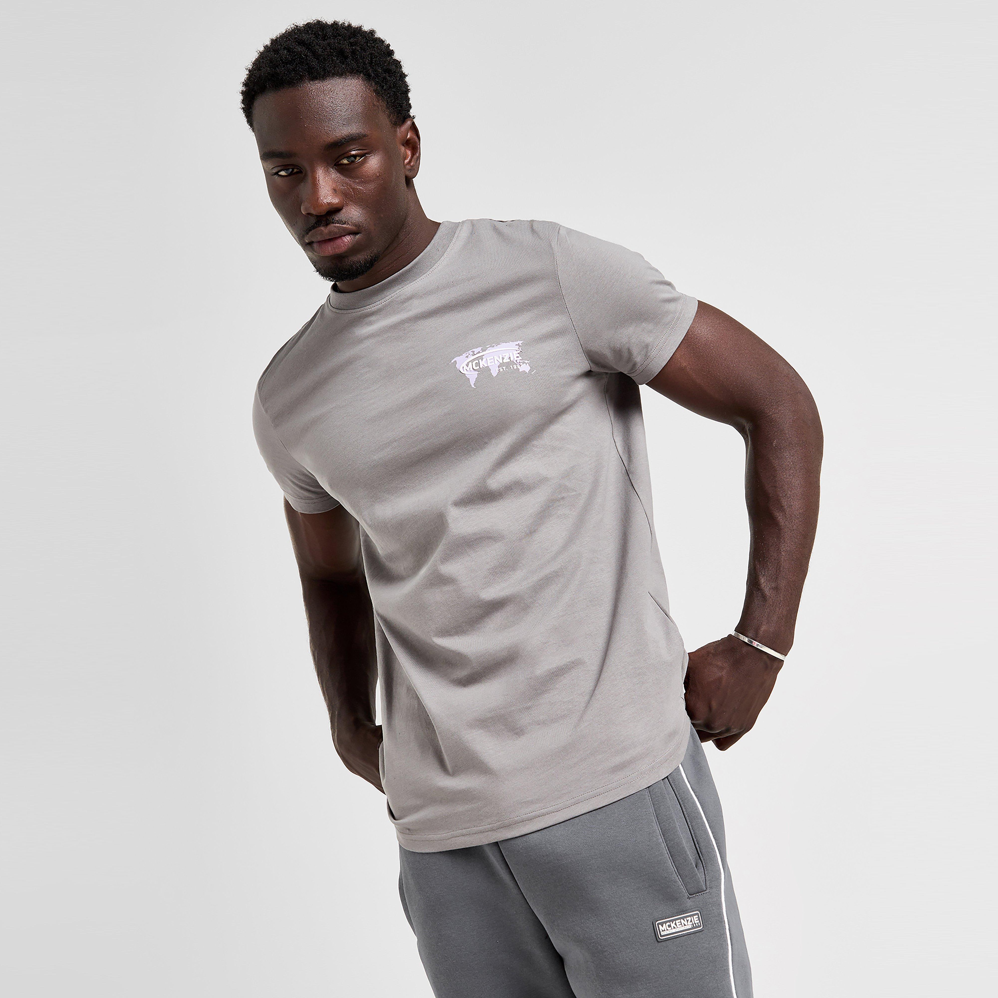 Férfi póló MCKENZIE PÓLÓ TOUR TEE GRY-SGRY