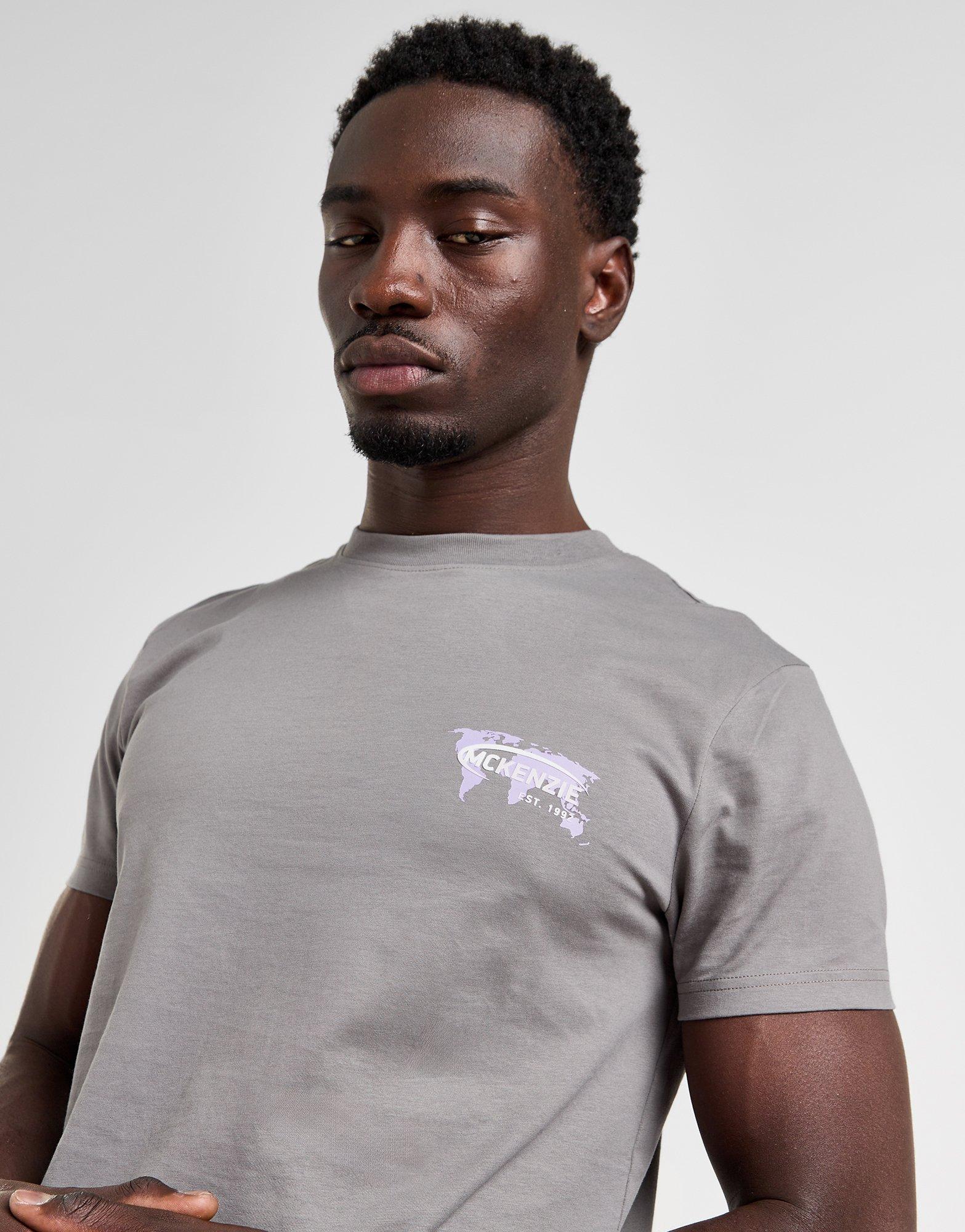 Pánske tričko MCKENZIE TRIČKO TOUR TEE GRY-SGRY MCKTM16442159 Šedá