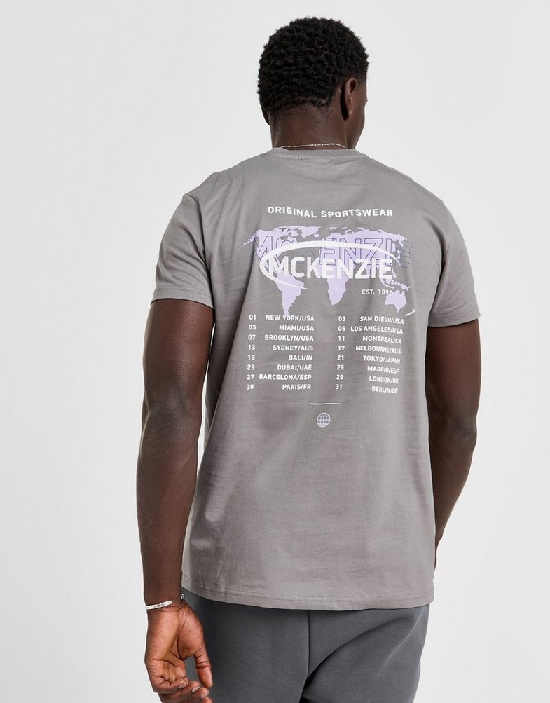 Чоловічі футболки MCKENZIE ФУТБОЛКА TOUR TEE GRY-SGRY MCKTM16442159 Сірий