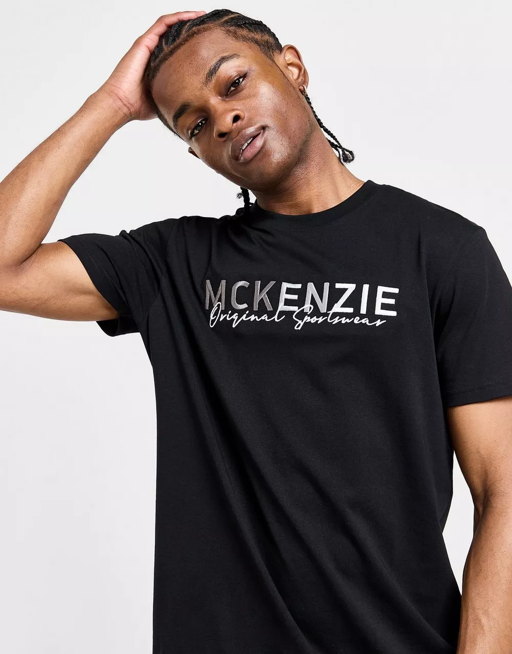MCKENZIE ФУТБОЛКА HARE TEE BLK-BLK, фото 1 з 4