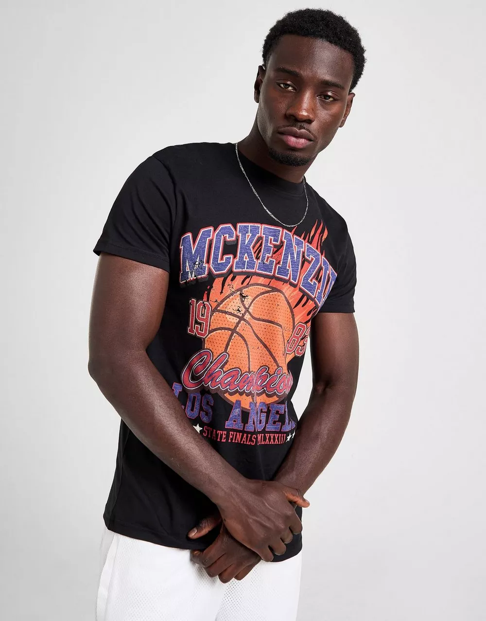 MCKENZIE ФУТБОЛКА FIREBALL TEE BLK-BLK, фото 1 з 4