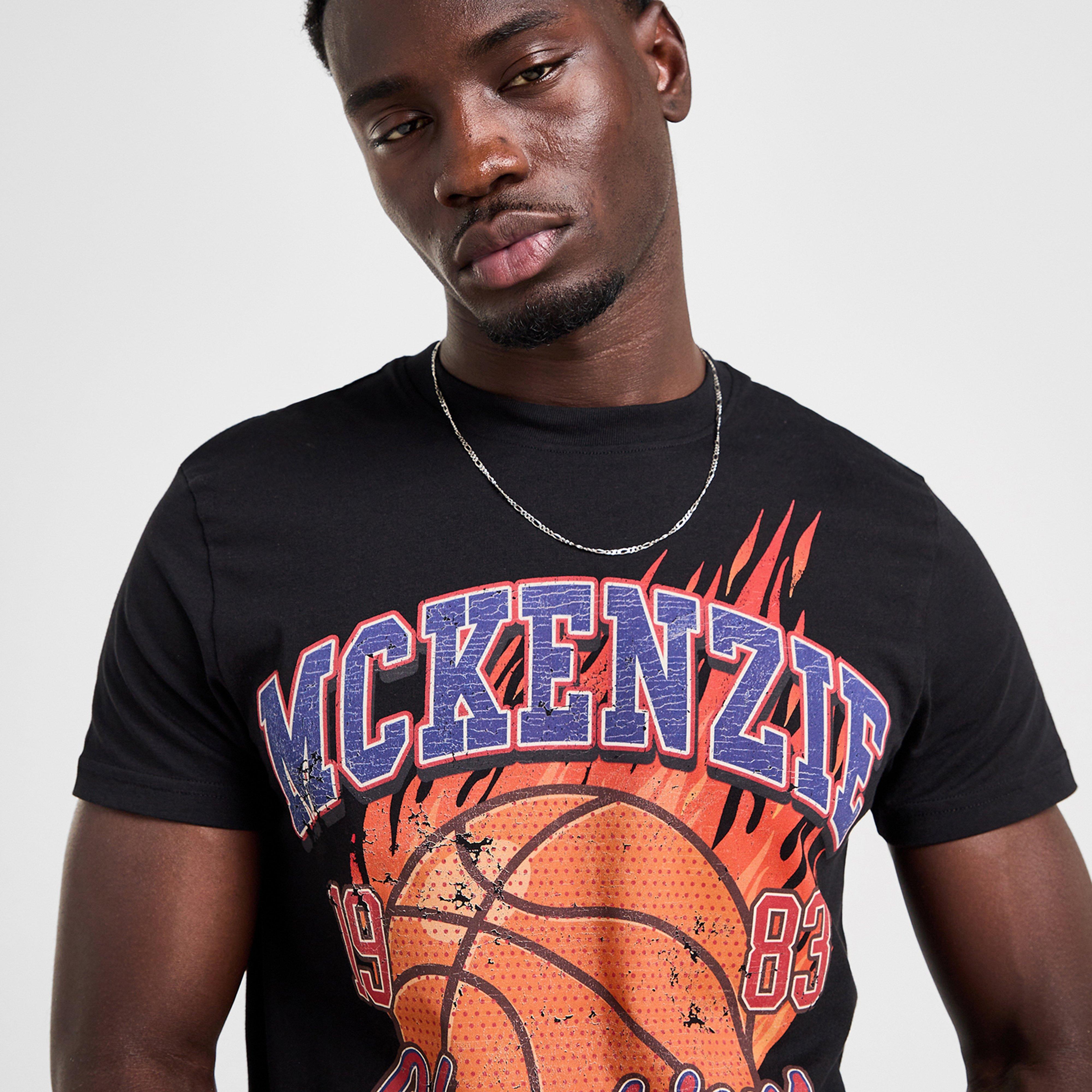 Чоловічі футболки MCKENZIE ФУТБОЛКА FIREBALL TEE BLK-BLK