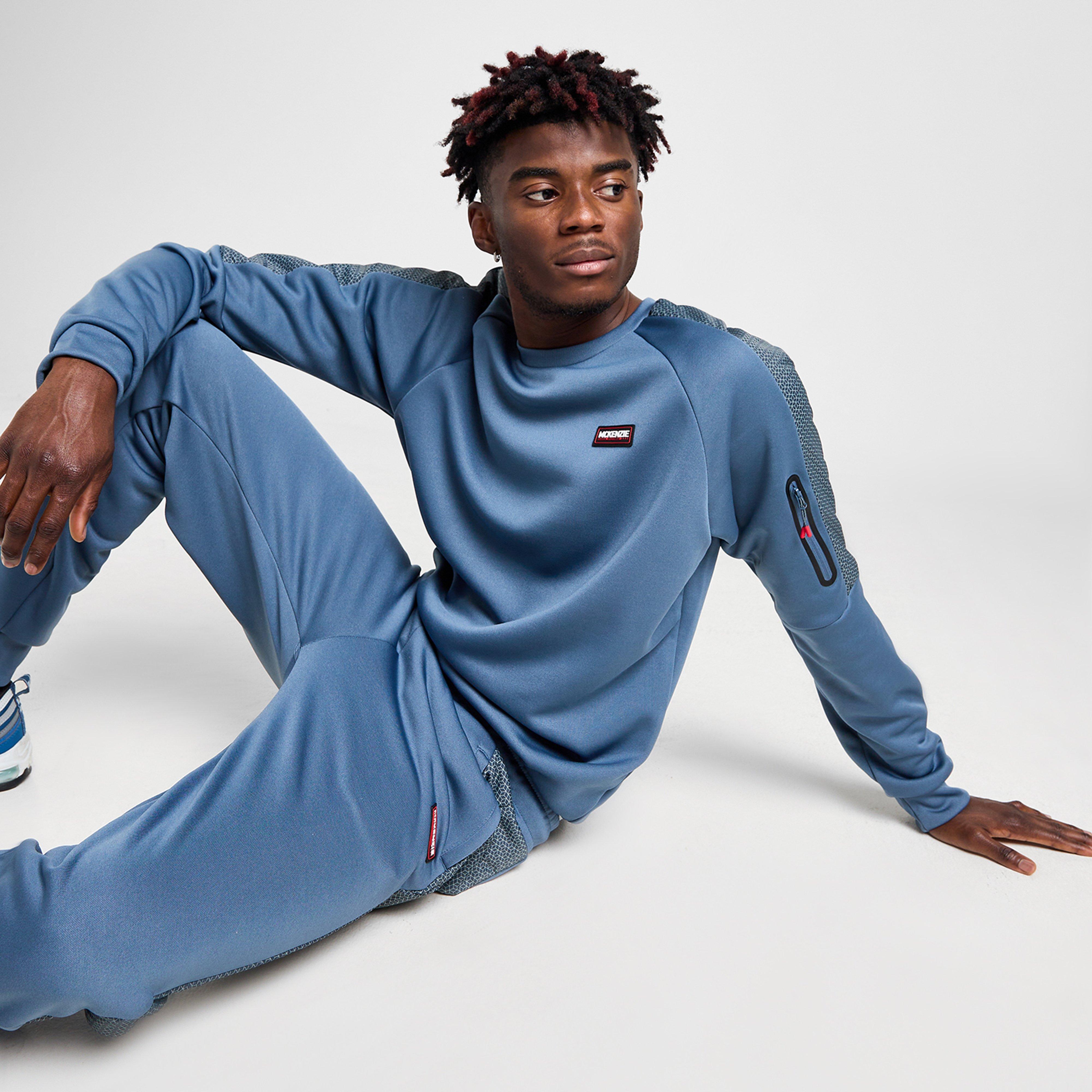 Bluza męska MCKENZIE BLUZA CHAOS PLY FLC CRW BLU-BSA