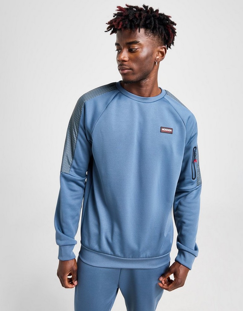 Чоловічі кофти MCKENZIE КОФТА CHAOS PLY FLC CRW BLU-BSA MCKTM16412165 Блакитний