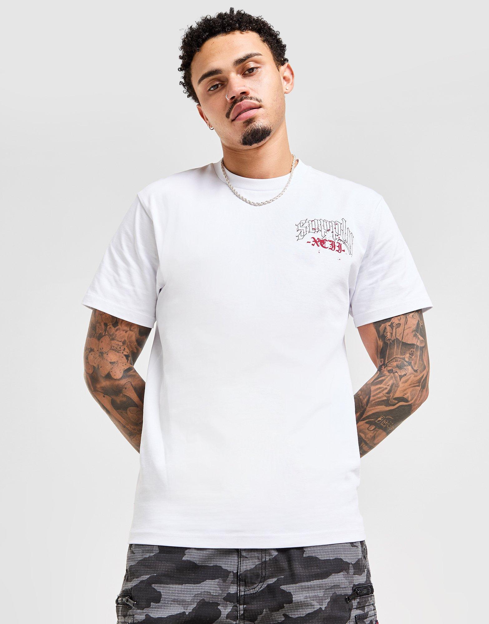 Pánske tričko SUPPLY&DEMAND TRIČKO FELLER TEE WHT SUPTM17131010 Bílá