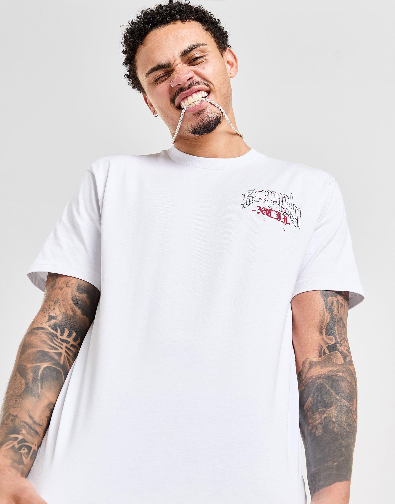 Pánske tričko SUPPLY&DEMAND TRIČKO FELLER TEE WHT SUPTM17131010 Bílá
