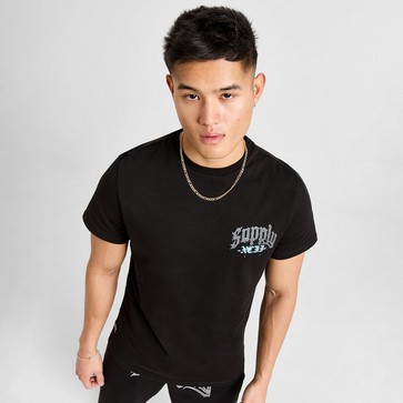 SUPPLY&DEMAND PÓLÓ FELLER TEE BLK