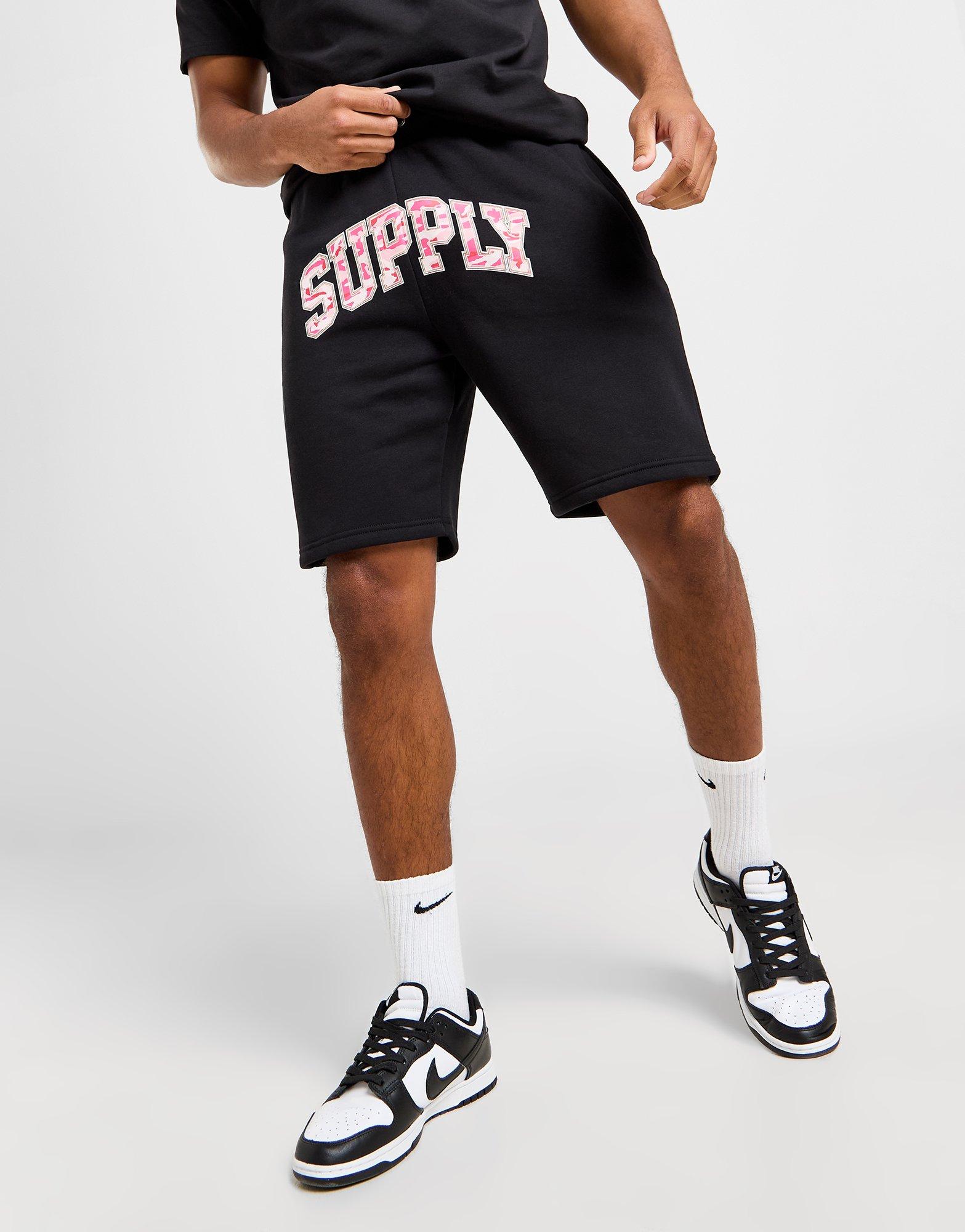 Мъжки анцуг SUPPLY&DEMAND КОМПЛЕКТ RING CAMO TEE SHT SET BLK SUPTM17140007 Черен