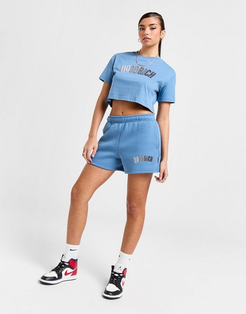 Krótkie spodenki, szorty damskie HOODRICH SZORTY KRAZE SHORT BLUE