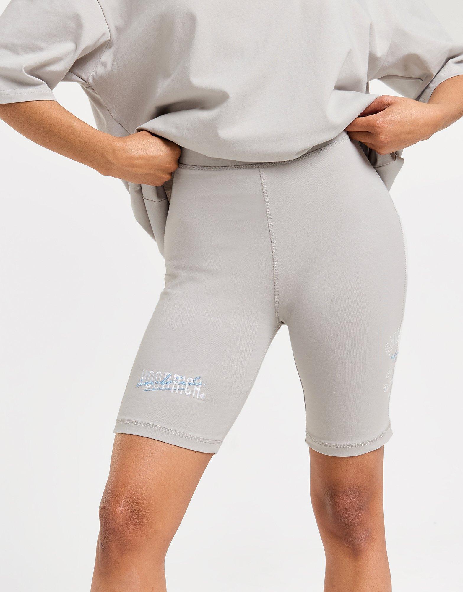 Krótkie spodenki, szorty damskie HOODRICH SZORTY FUSION CYCLE SHT GRY/BLU HW02240304 Szary