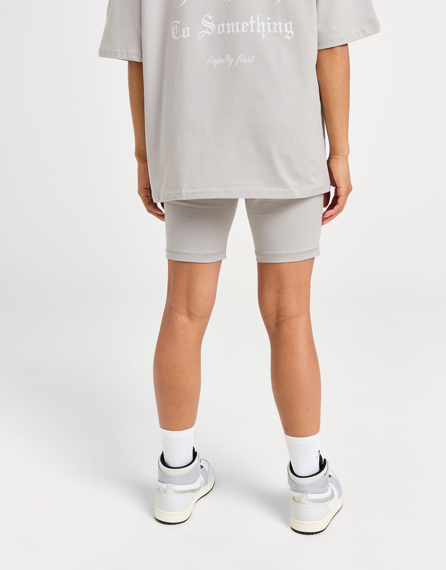 Krótkie spodenki, szorty damskie HOODRICH SZORTY FUSION CYCLE SHT GRY/BLU HW02240304 Szary