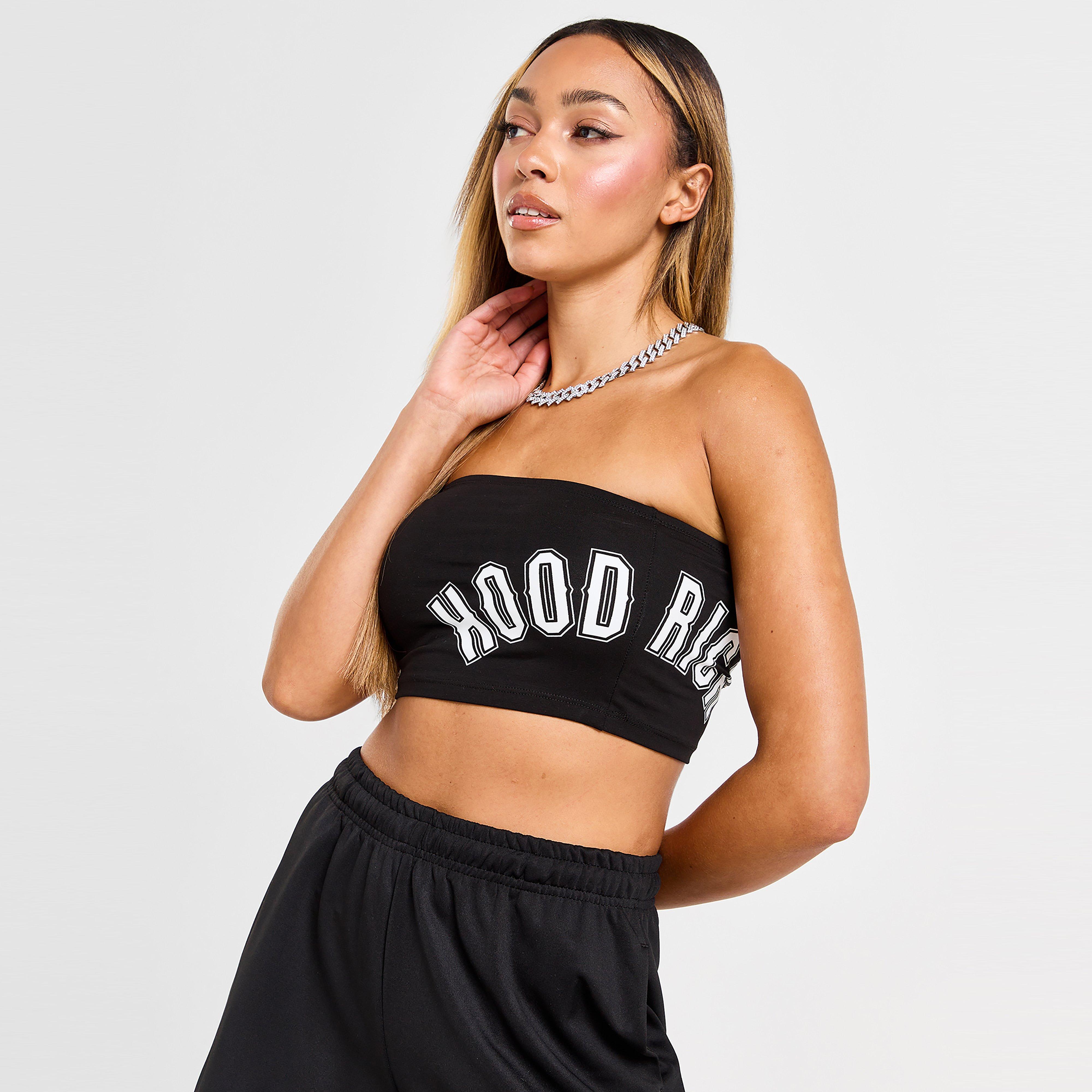 Moteriški marškinėliai be rankovių HOODRICH MARŠKINĖLIAI DEGREE BANDEAU BLK